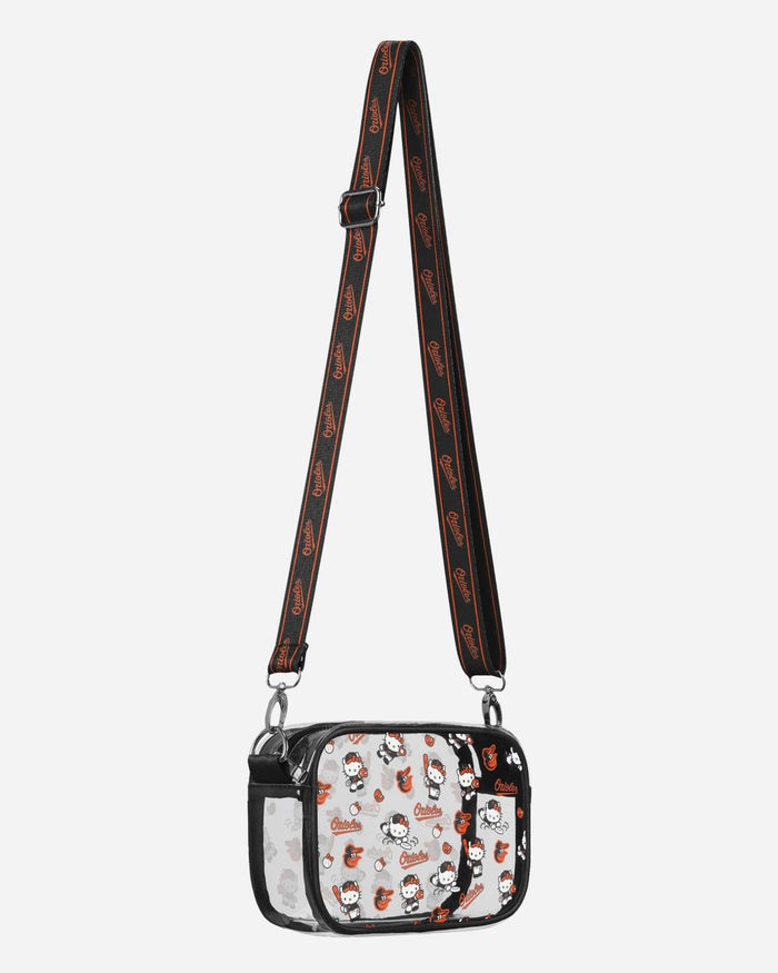 Baltimore Orioles Hello Kitty® Clear Crossbody Bag FOCO - FOCO.com