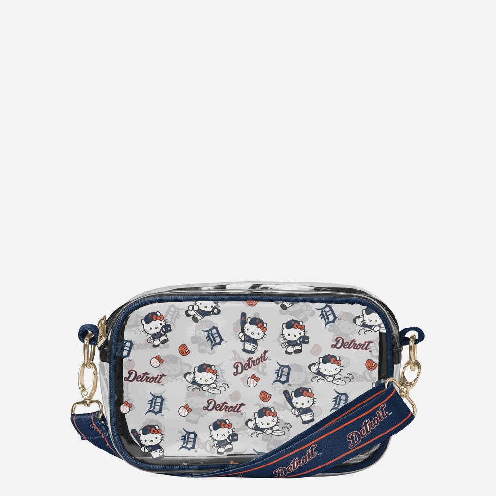 Detroit Tigers Hello Kitty® Clear Crossbody Bag FOCO - FOCO.com