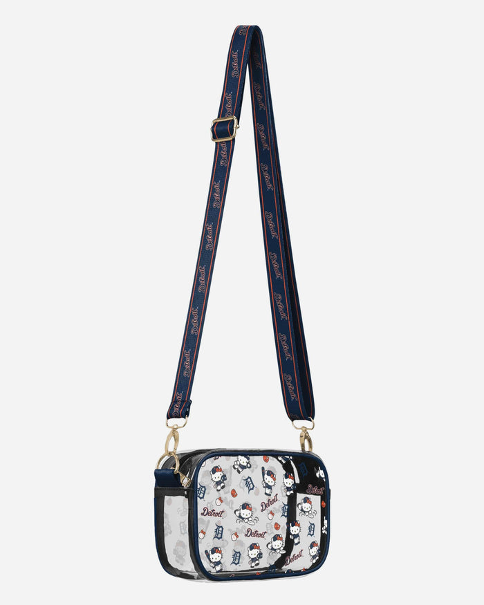 Detroit Tigers Hello Kitty® Clear Crossbody Bag FOCO - FOCO.com