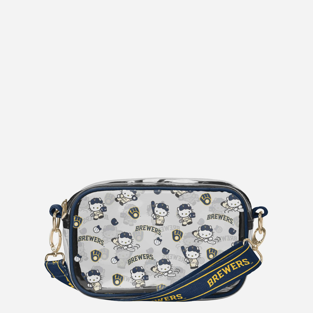 Milwaukee Brewers Hello Kitty® Clear Crossbody Bag FOCO - FOCO.com
