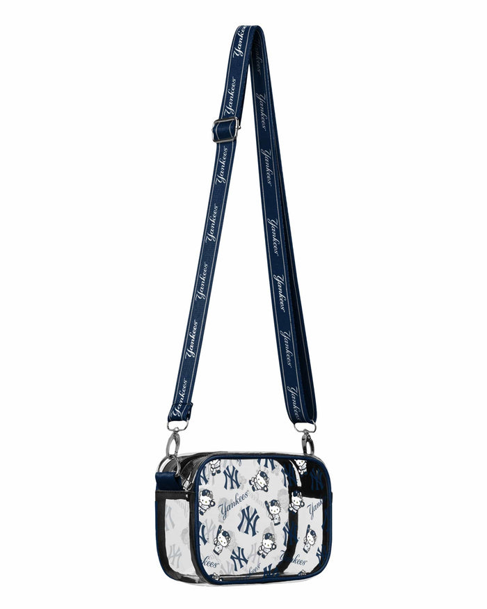 New York Yankees Hello Kitty® Clear Crossbody Bag FOCO - FOCO.com