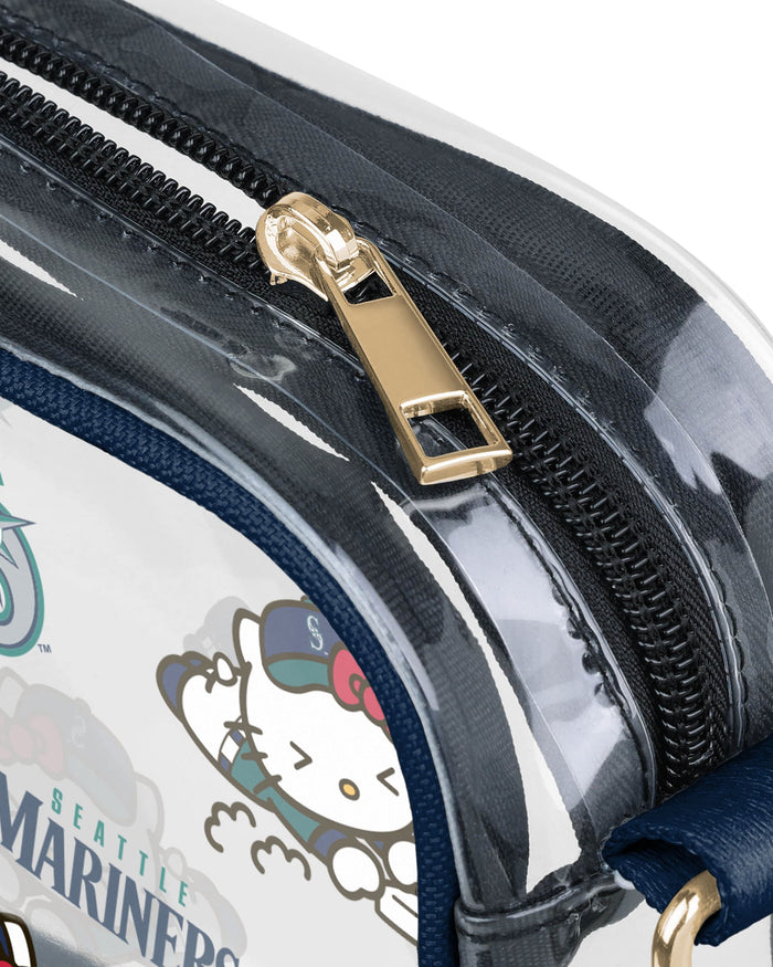 Seattle Mariners Hello Kitty® Clear Crossbody Bag FOCO - FOCO.com