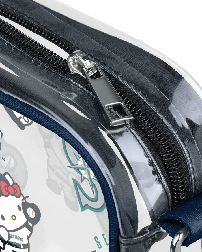 Seattle Mariners Hello Kitty® Clear Crossbody Bag FOCO - FOCO.com