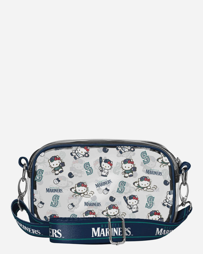 Seattle Mariners Hello Kitty® Clear Crossbody Bag FOCO - FOCO.com