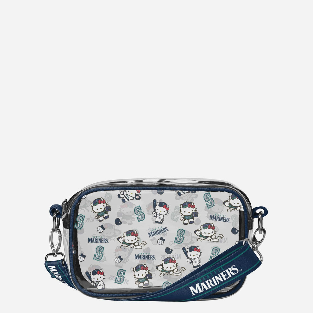 Seattle Mariners Hello Kitty® Clear Crossbody Bag FOCO - FOCO.com