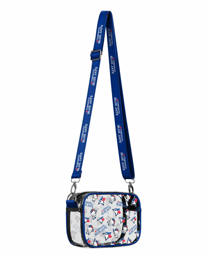 Toronto Blue Jays Hello Kitty® Clear Crossbody Bag FOCO - FOCO.com