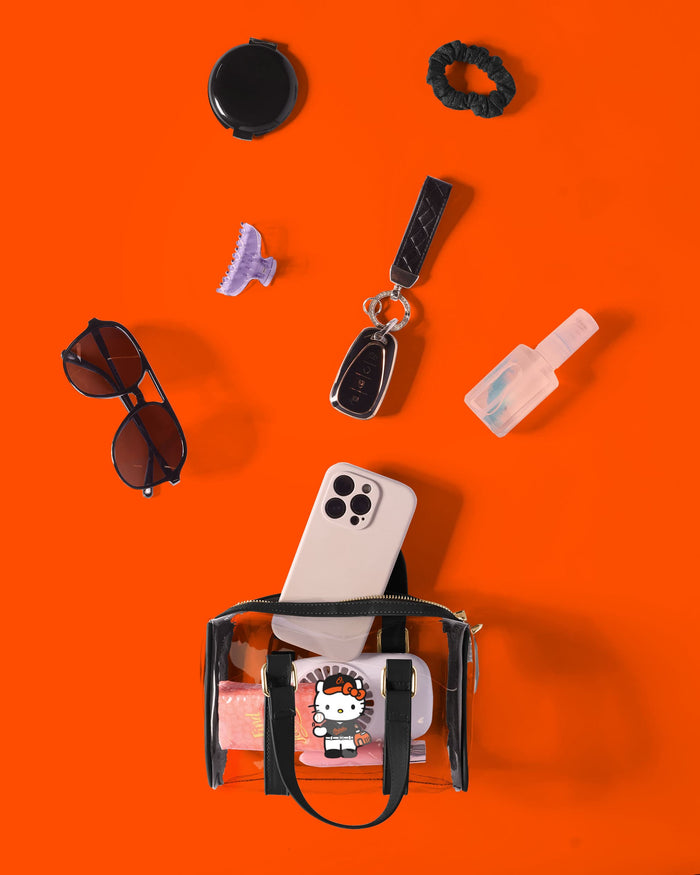 Baltimore Orioles Hello Kitty® Clear Barrel Bag FOCO - FOCO.com