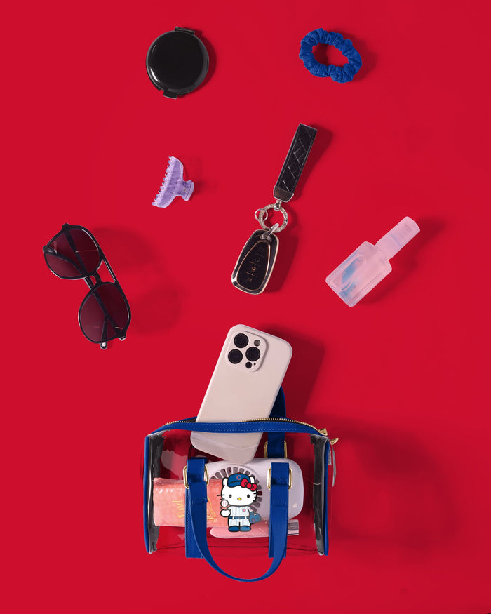 Chicago Cubs Hello Kitty® Clear Barrel Bag FOCO - FOCO.com