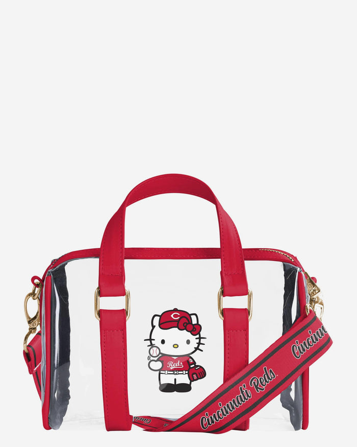Cincinnati Reds Hello Kitty® Clear Barrel Bag FOCO - FOCO.com