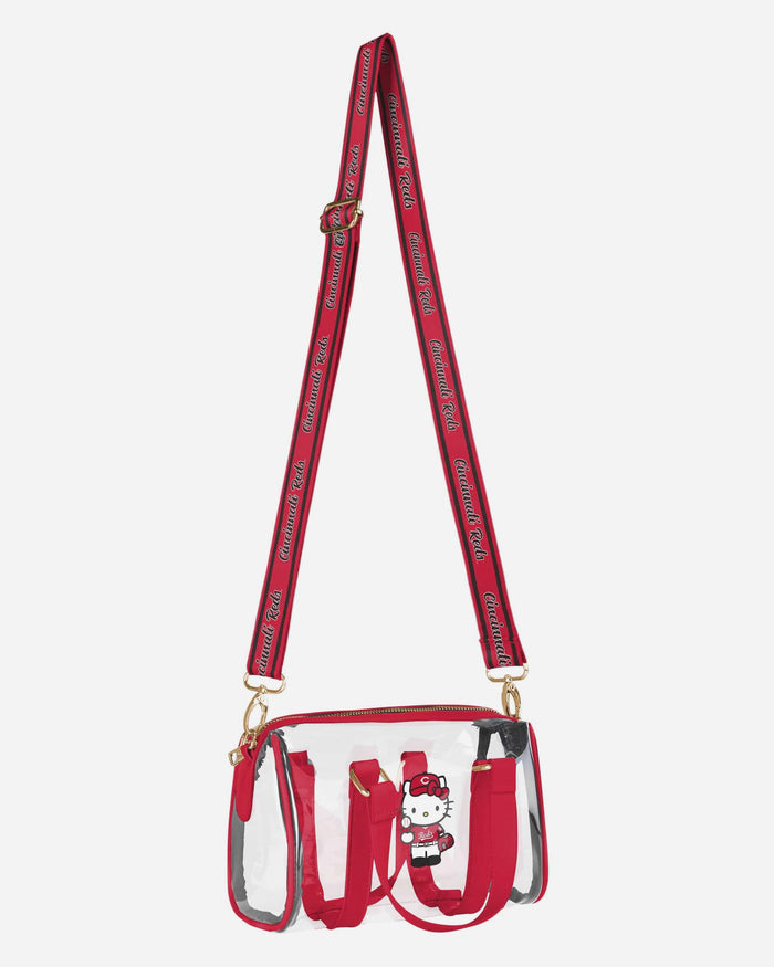 Cincinnati Reds Hello Kitty® Clear Barrel Bag FOCO - FOCO.com