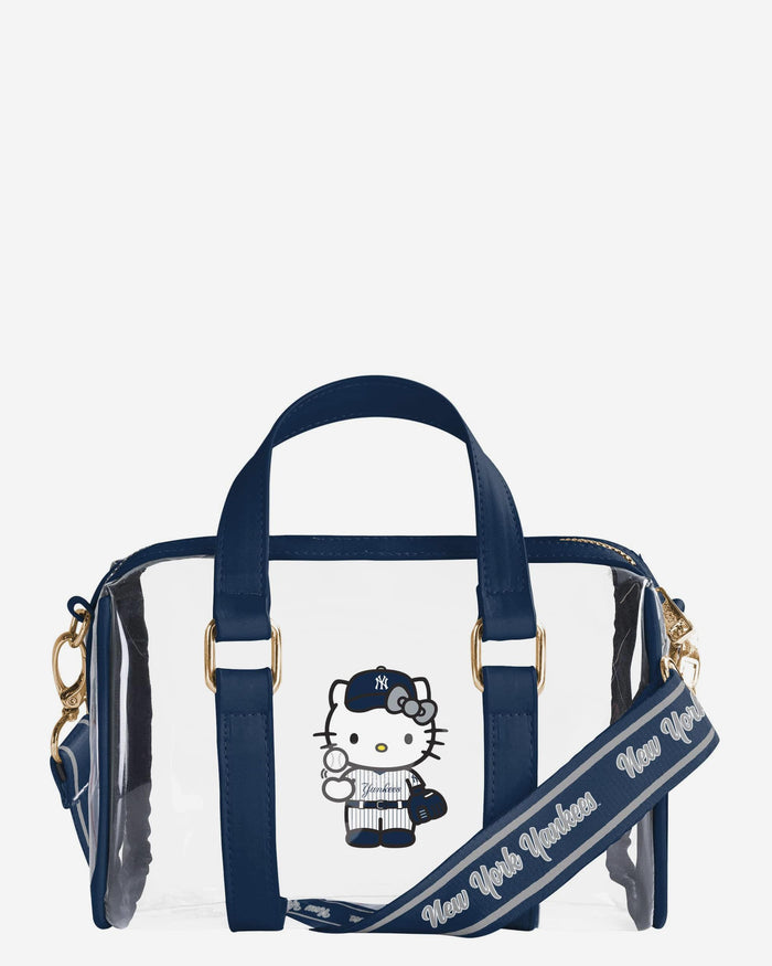 New York Yankees Hello Kitty® Clear Barrel Bag FOCO - FOCO.com