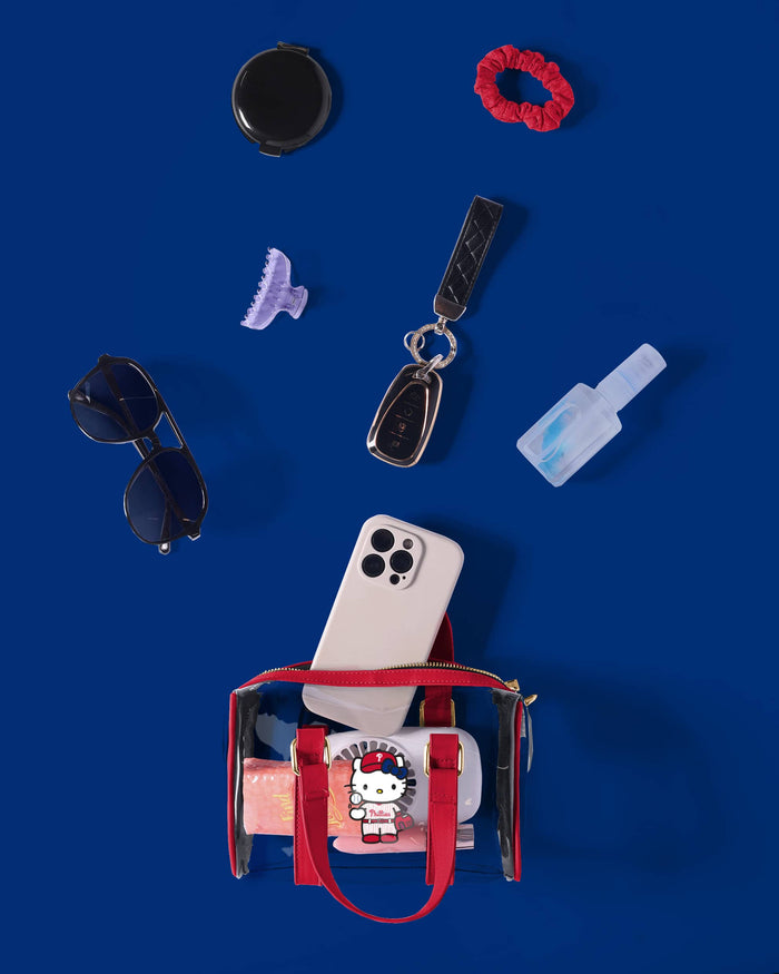 Philadelphia Phillies Hello Kitty® Clear Barrel Bag FOCO - FOCO.com