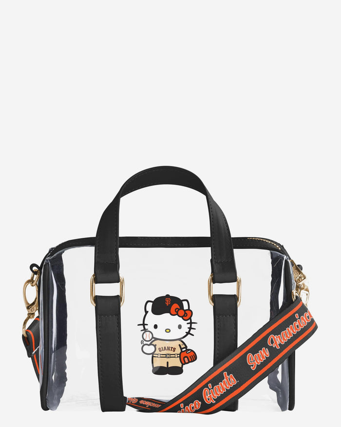 San Francisco Giants Hello Kitty® Clear Barrel Bag FOCO - FOCO.com