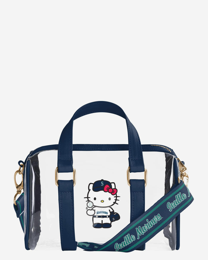 Seattle Mariners Hello Kitty® Clear Barrel Bag FOCO - FOCO.com