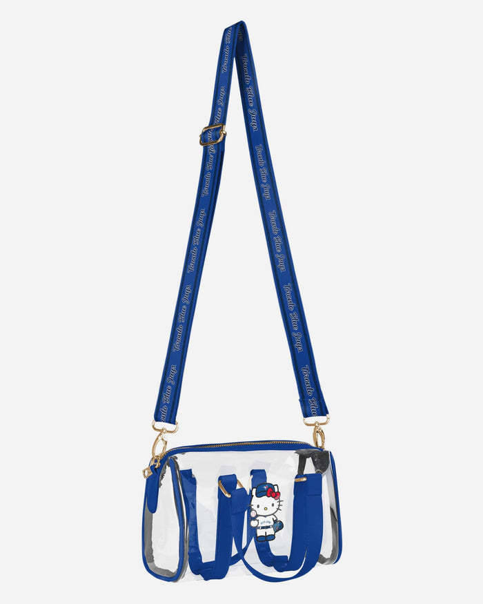 Toronto Blue Jays Hello Kitty® Clear Barrel Bag FOCO - FOCO.com