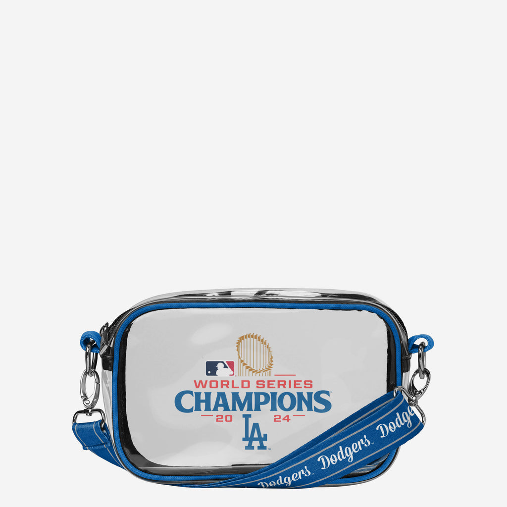 Los Angeles Dodgers 2024 World Series Champions Clear Crossbody Bag FOCO - FOCO.com