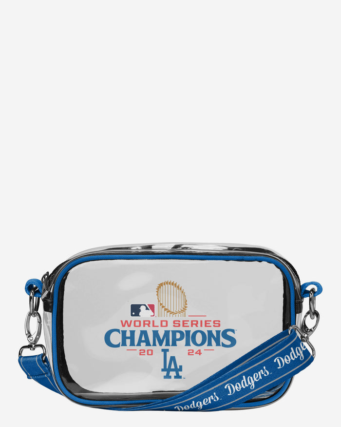 Los Angeles Dodgers 2024 World Series Champions Clear Crossbody Bag FOCO - FOCO.com