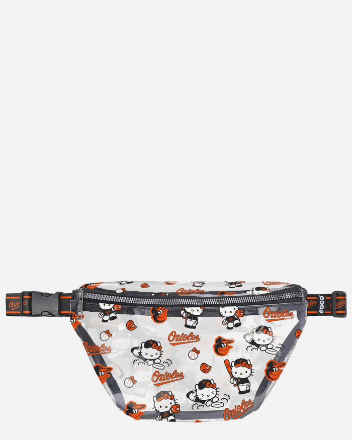 Baltimore Orioles Hello Kitty® Clear Fanny Pack FOCO - FOCO.com