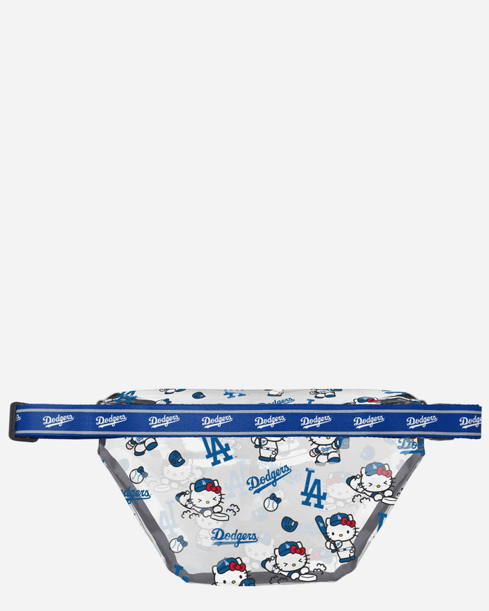 Los Angeles Dodgers Hello Kitty® Clear Fanny Pack FOCO - FOCO.com