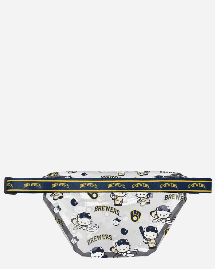 Milwaukee Brewers Hello Kitty® Clear Fanny Pack FOCO - FOCO.com