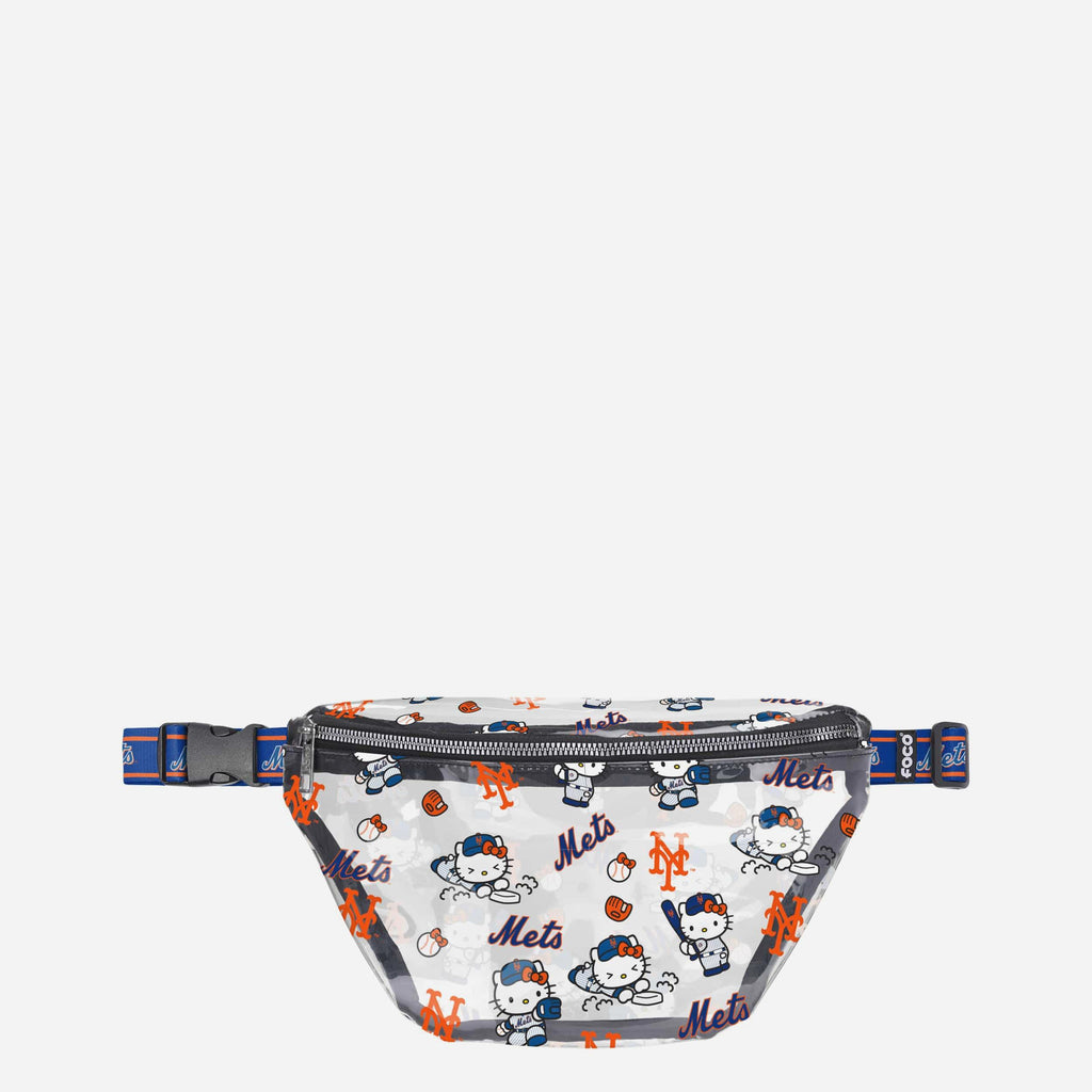 New York Mets Hello Kitty® Clear Fanny Pack FOCO - FOCO.com