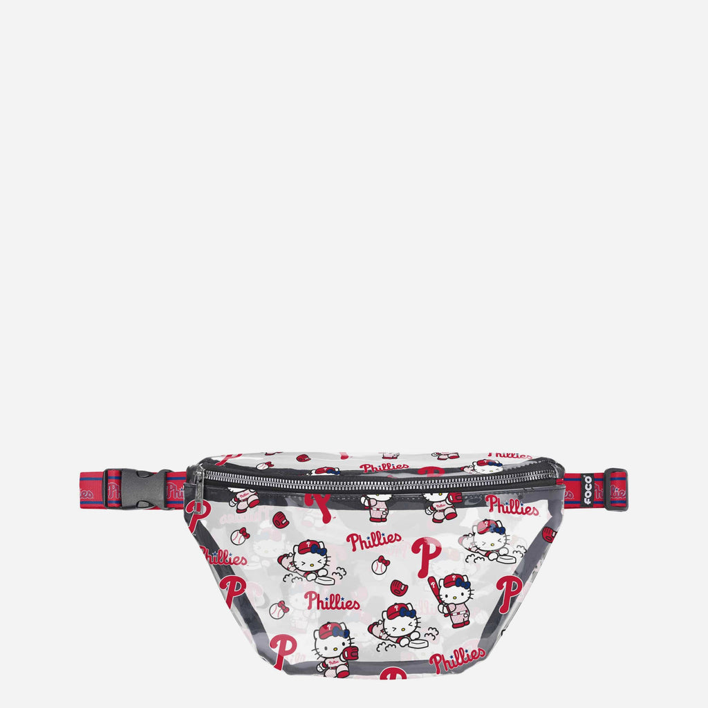 Philadelphia Phillies Hello Kitty® Clear Fanny Pack FOCO - FOCO.com