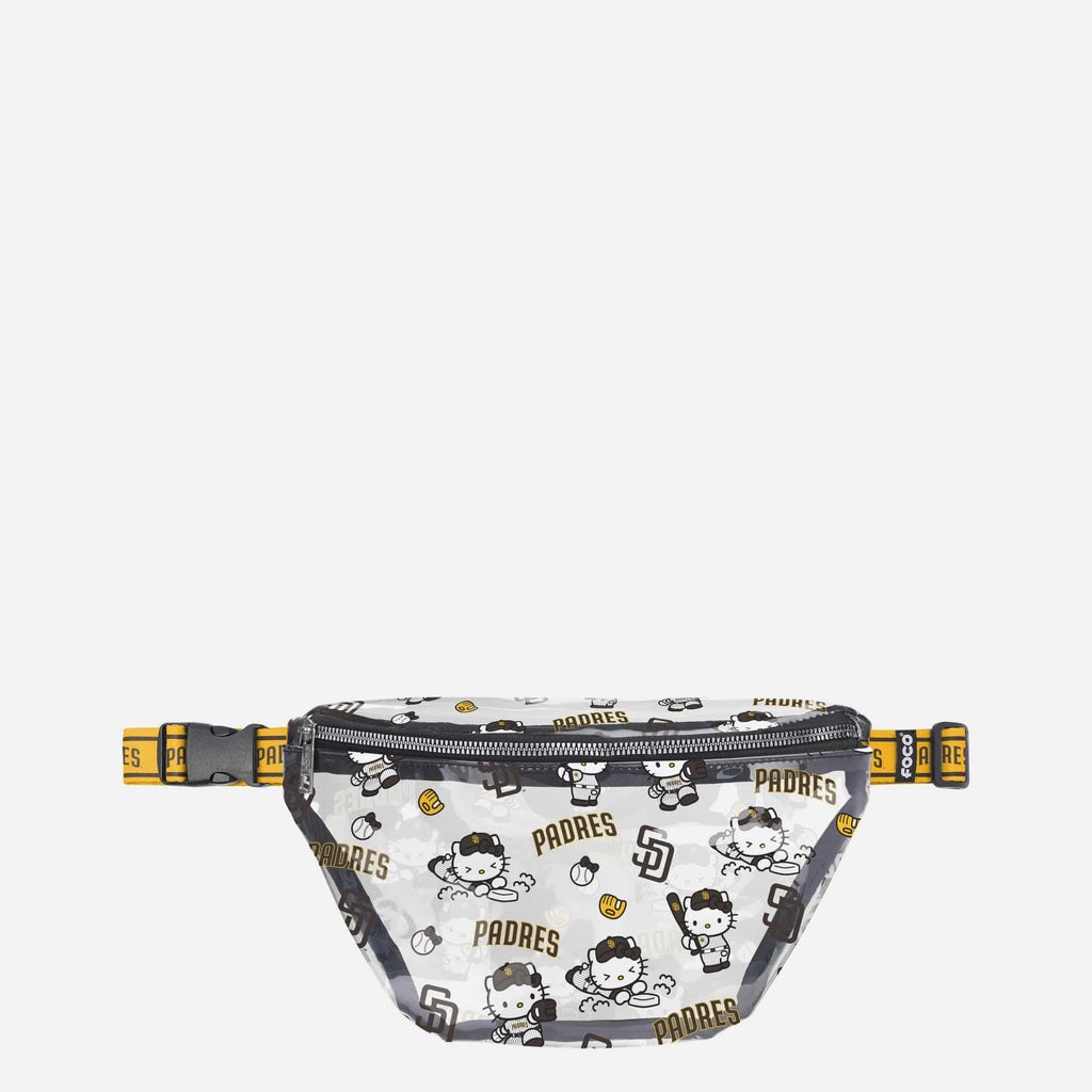 San Diego Padres Hello Kitty® Clear Fanny Pack FOCO - FOCO.com