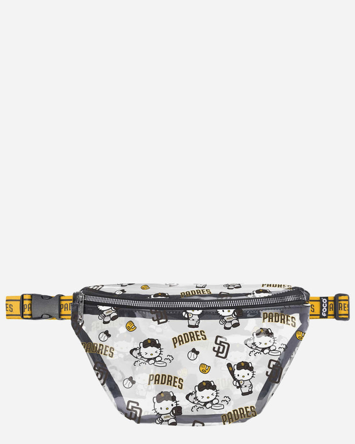 San Diego Padres Hello Kitty® Clear Fanny Pack FOCO - FOCO.com