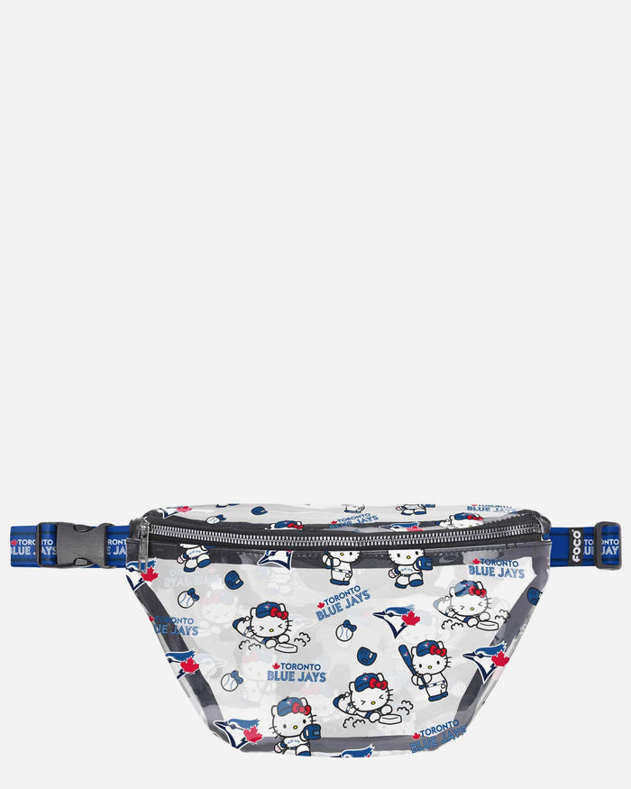 Toronto Blue Jays Hello Kitty® Clear Fanny Pack FOCO - FOCO.com