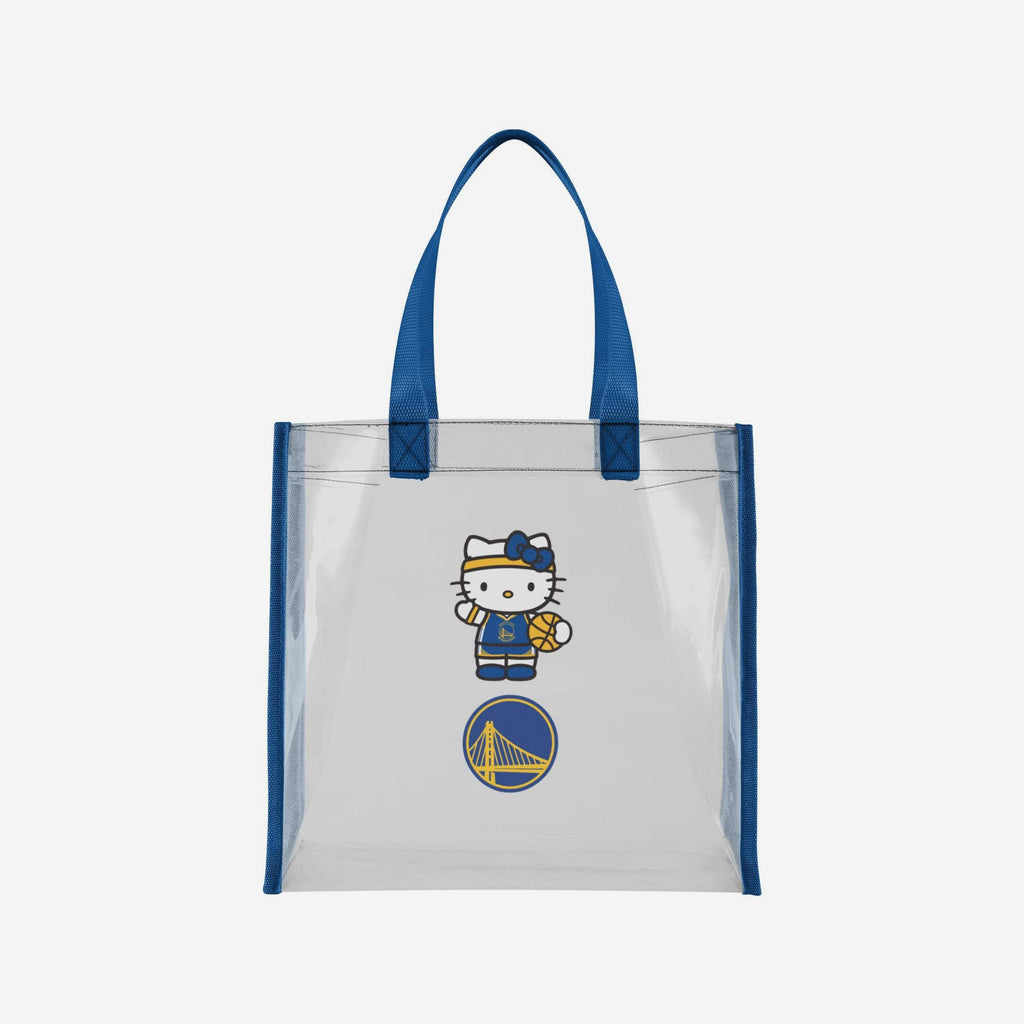 Golden State Warriors Hello Kitty® Clear Tote Bag FOCO - FOCO.com