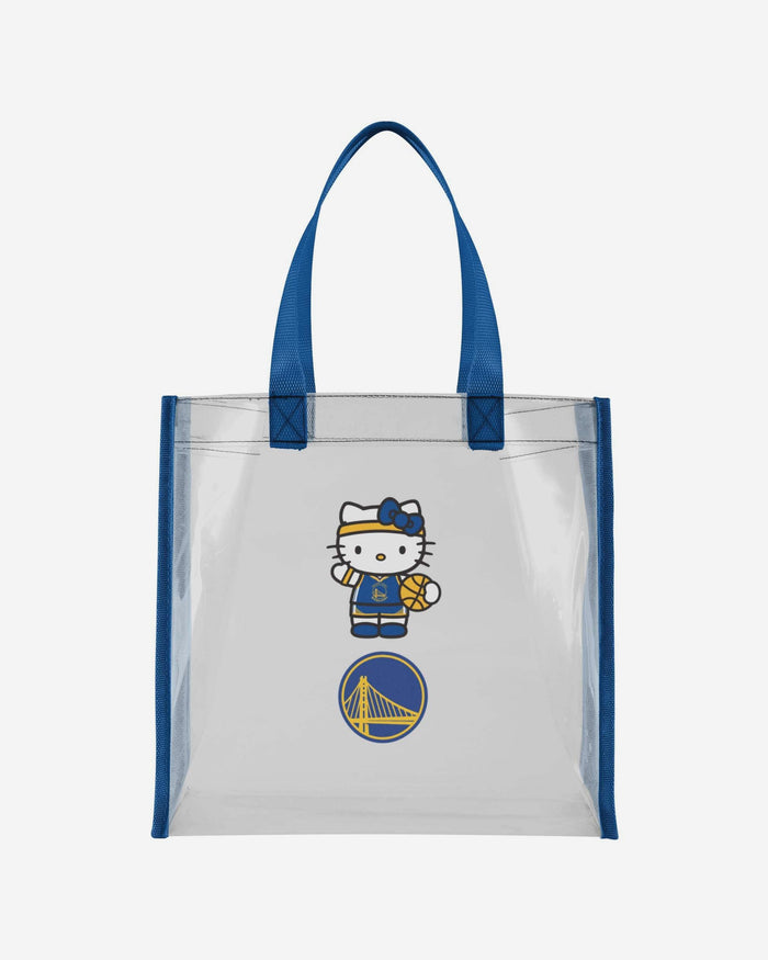 Golden State Warriors Hello Kitty® Clear Tote Bag FOCO - FOCO.com