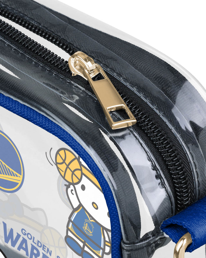 Golden State Warriors Hello Kitty® Clear Crossbody Bag FOCO - FOCO.com