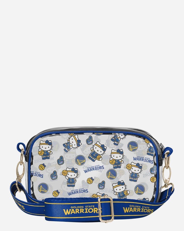 Golden State Warriors Hello Kitty® Clear Crossbody Bag FOCO - FOCO.com