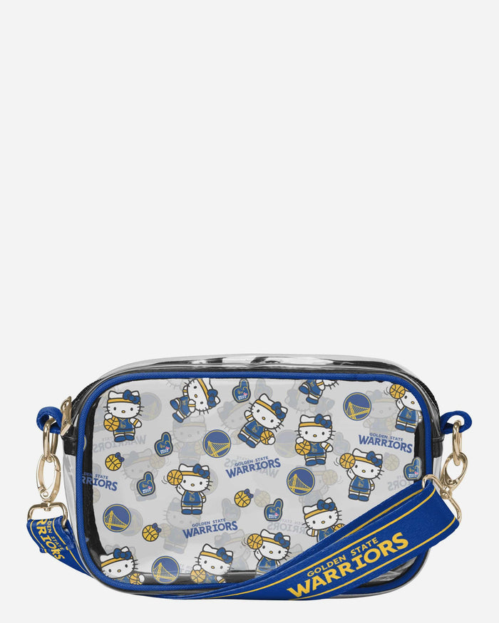 Golden State Warriors Hello Kitty® Clear Crossbody Bag FOCO - FOCO.com