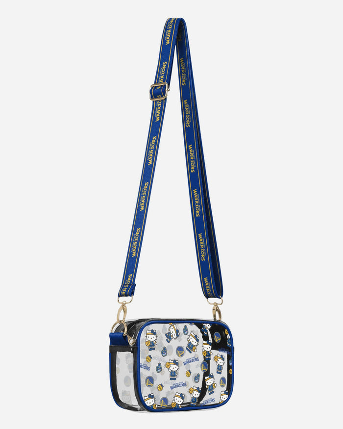 Golden State Warriors Hello Kitty® Clear Crossbody Bag FOCO - FOCO.com
