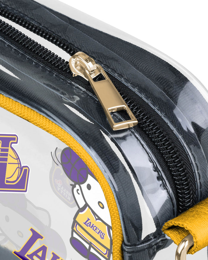 Los Angeles Lakers Hello Kitty® Clear Crossbody Bag FOCO - FOCO.com