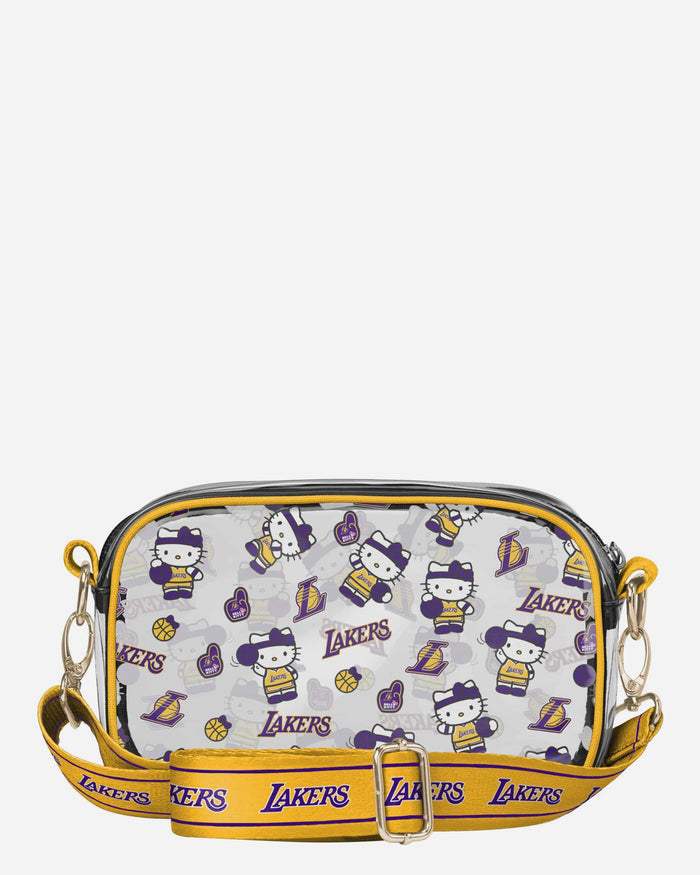 Los Angeles Lakers Hello Kitty® Clear Crossbody Bag FOCO - FOCO.com