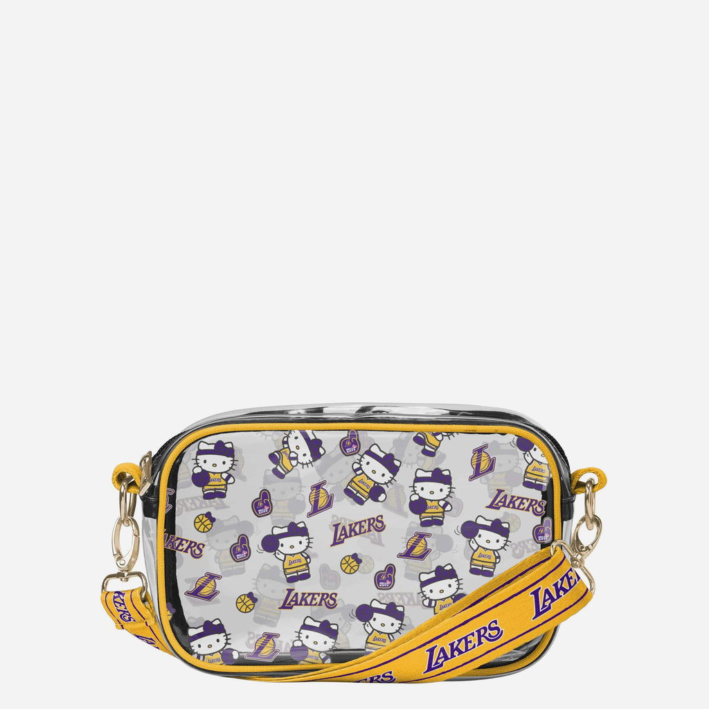 Los Angeles Lakers Hello Kitty® Clear Crossbody Bag FOCO - FOCO.com