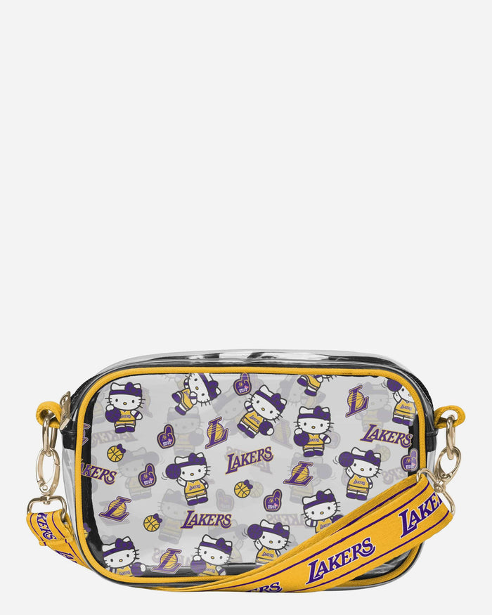 Los Angeles Lakers Hello Kitty® Clear Crossbody Bag FOCO - FOCO.com
