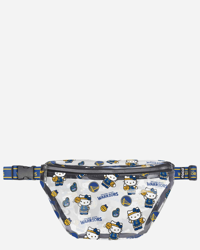 Golden State Warriors Hello Kitty® Clear Fanny Pack FOCO - FOCO.com