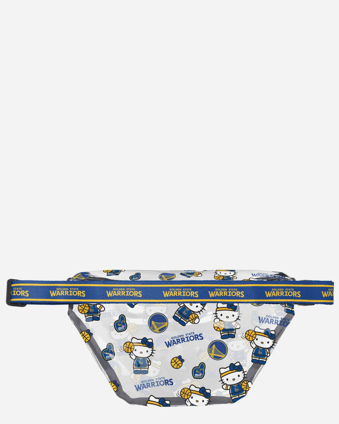 Golden State Warriors Hello Kitty® Clear Fanny Pack FOCO - FOCO.com