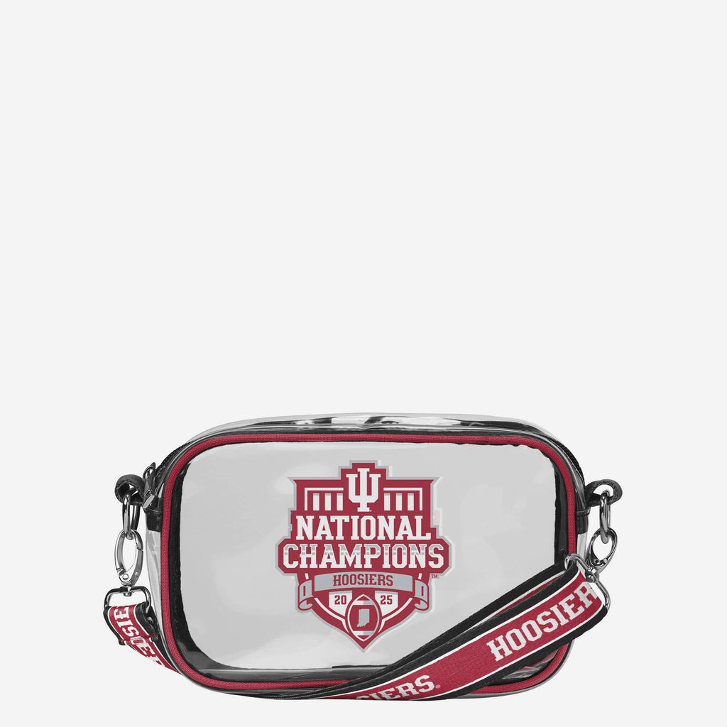 Indiana Hoosiers 2025 Football National Champions Clear Crossbody Bag FOCO - FOCO.com