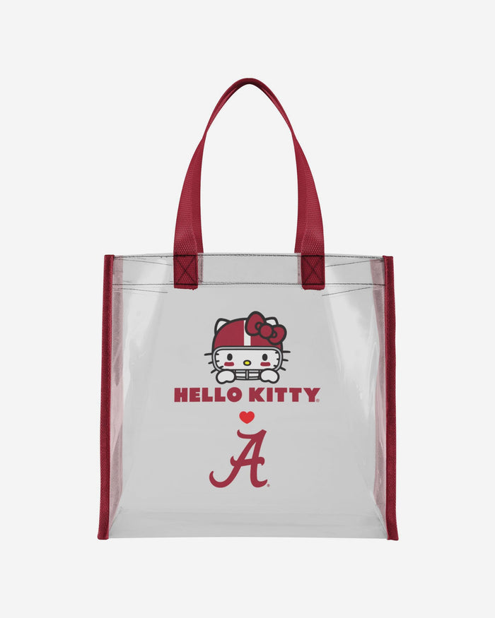 Alabama Crimson Tide Hello Kitty® Clear Tote Bag FOCO - FOCO.com