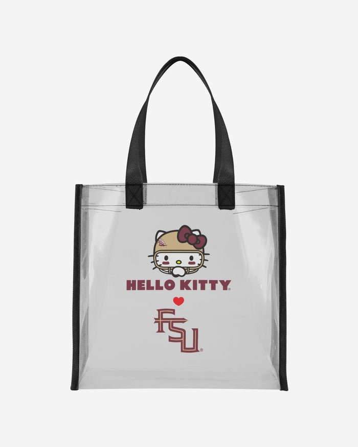Florida State Seminoles Hello Kitty® Clear Tote Bag FOCO - FOCO.com