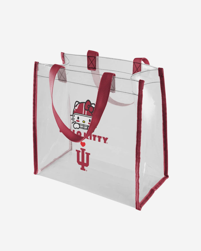 Indiana Hoosiers Hello Kitty® Clear Tote Bag FOCO - FOCO.com
