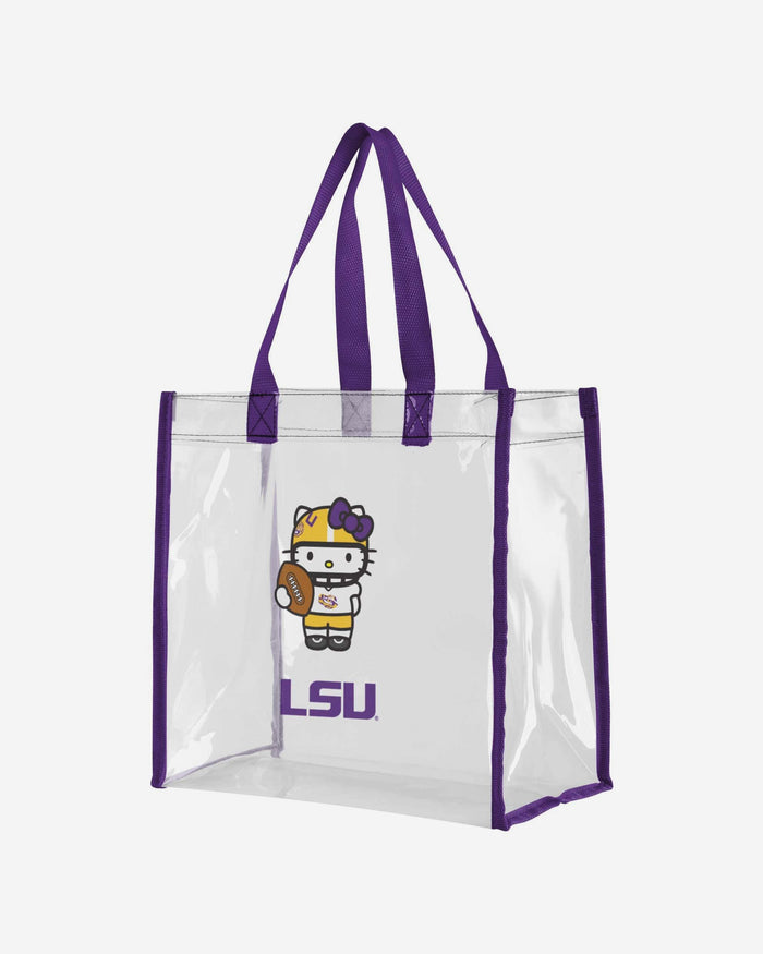 LSU Tigers Hello Kitty® Clear Tote Bag FOCO - FOCO.com
