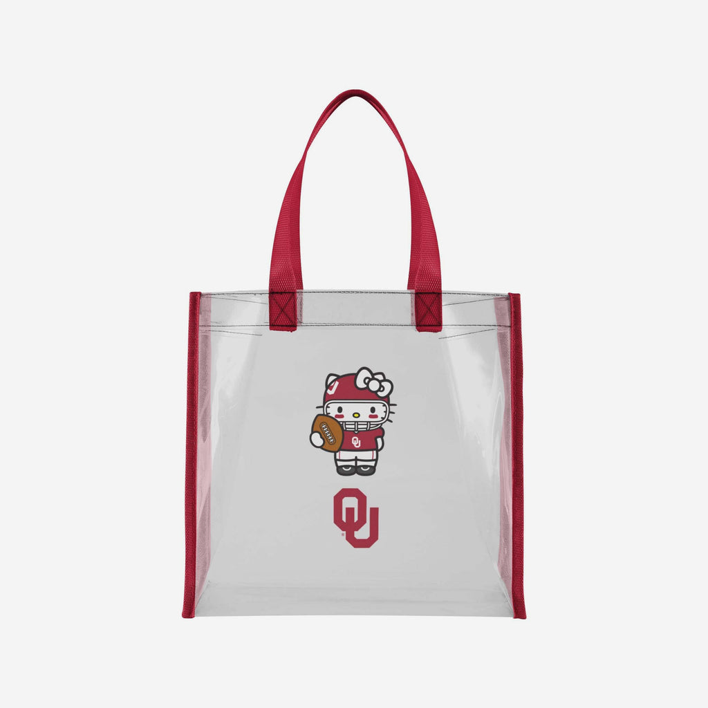 Oklahoma Sooners Hello Kitty® Clear Tote Bag FOCO - FOCO.com