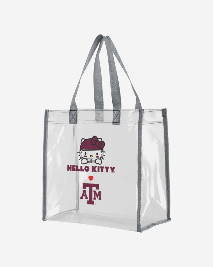 Texas A&M Aggies Hello Kitty® Clear Tote Bag FOCO - FOCO.com