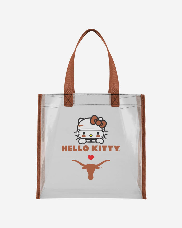 Texas Longhorns Hello Kitty® Clear Tote Bag FOCO - FOCO.com