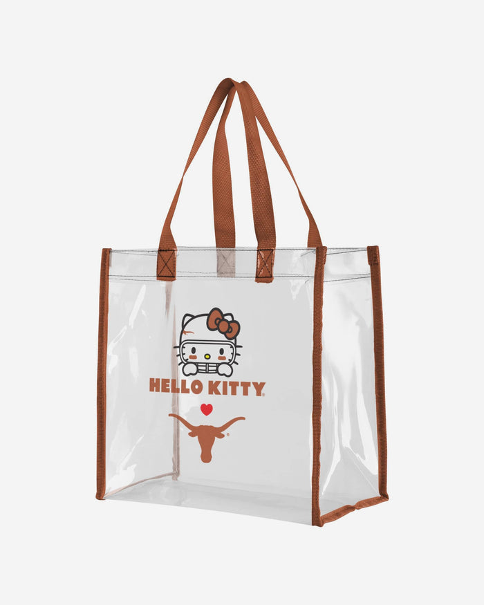 Texas Longhorns Hello Kitty® Clear Tote Bag FOCO - FOCO.com